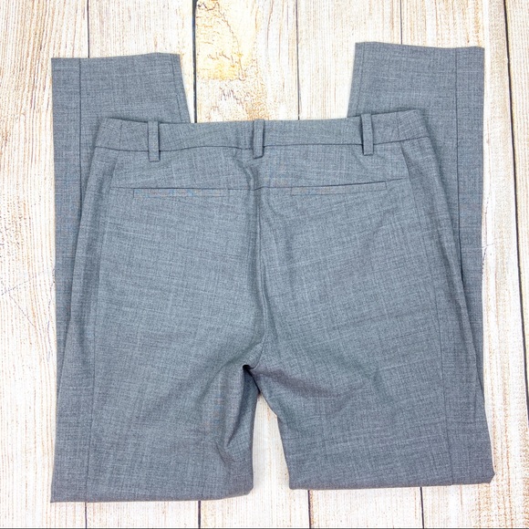 HALSTON HERITAGE Gray Slim Ankle Pants - Picture 2 of 7